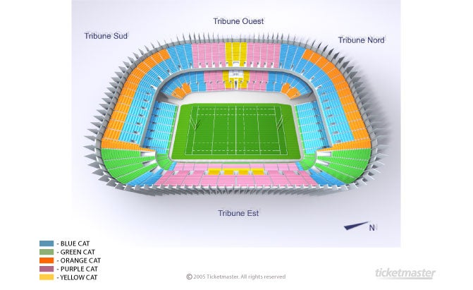 Murrayfield Seating Plan 9693