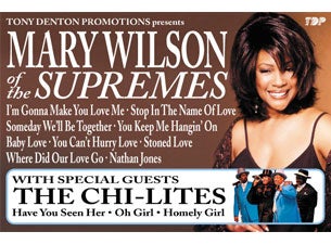 Mary Wilson Tickets Mary Wilson Tickets