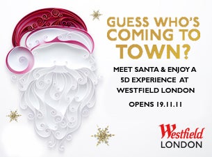 Westfield London Santa's Grotto&nbsp;Tickets