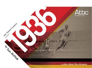 1936 - A Play About The Olympics Tickets 1936 - A Play About The Olympics Tickets