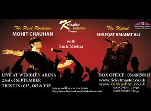 Mohit Chauhan & Shafqat Amanat Ali Tickets Mohit Chauhan & Shafqat Amanat Ali Tickets