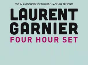 Laurent Garnier Tickets Laurent Garnier Tickets