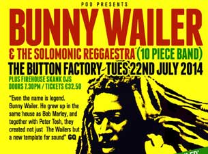 Bunny Wailer Tickets Bunny Wailer Tickets