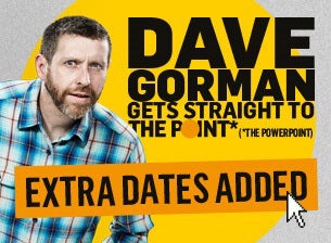 Dave Gorman Tickets Dave Gorman Tickets