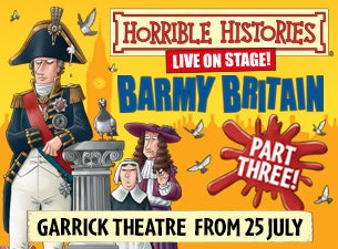 Horrible Histories - Barmy Britain Tickets Horrible Histories - Barmy Britain Tickets