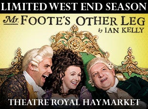 MR Foote's Other Leg Tickets MR Foote's Other Leg Tickets