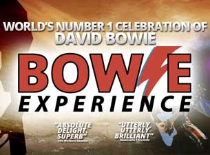 Bowie Experience (Touring) Tickets Bowie Experience (Touring) Tickets
