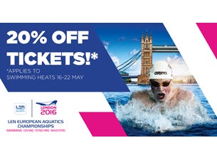 LEN European Aquatics Championships Tickets LEN European Aquatics Championships Tickets