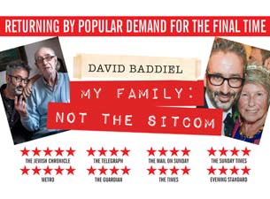 David Baddiel - My Family: Not the Sitcom Tickets David Baddiel - My Family: Not the Sitcom Tickets