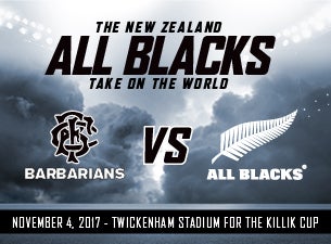 Barbarians V New Zealand Tickets Barbarians V New Zealand Tickets