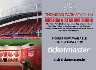 Munster Rugby Museum & Thomond Park Stadium Tour Tickets Munster Rugby Museum & Thomond Park Stadium Tour Tickets