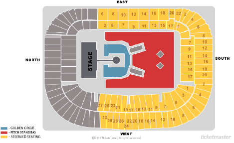 murrayfield edinburgh east tickets row amazing stand seated section block madonna