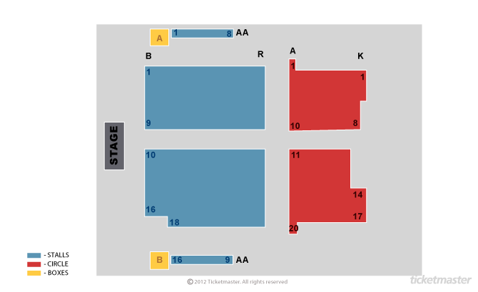 Seating Chart: Generic layout