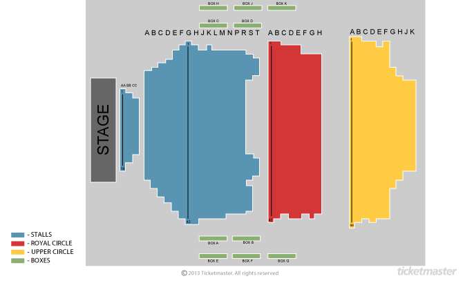 Seating Chart: standard layout