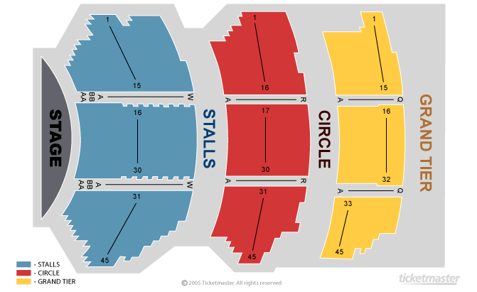Seating Chart: Theatre Layout