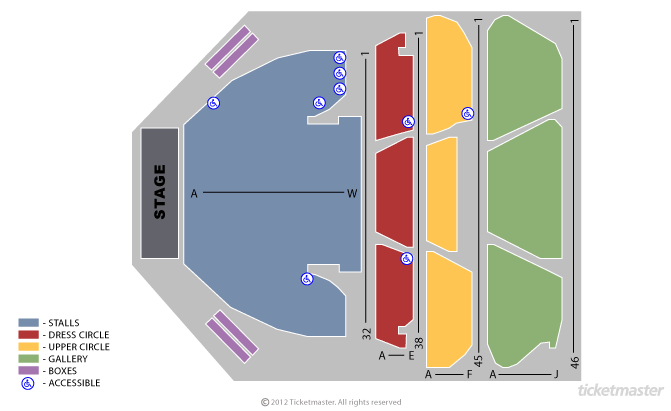 Seating Chart: Starlight Express