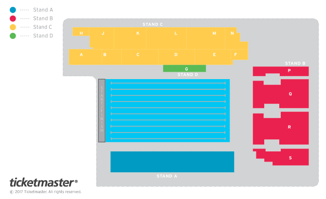 Seating Chart: Glasgow 2018