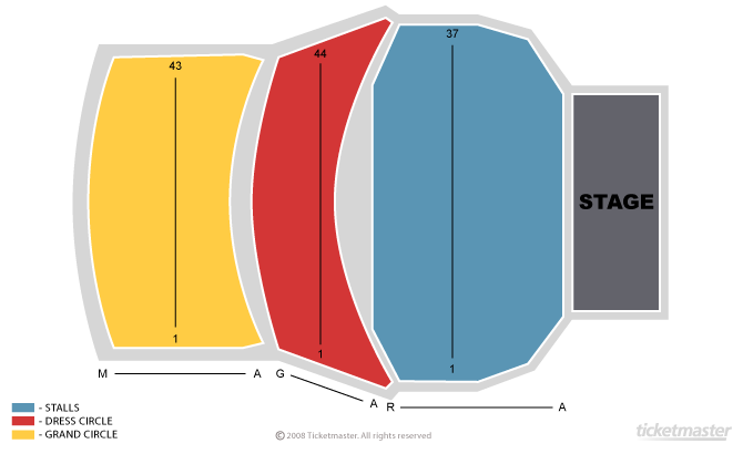 Seating Chart: Wolverhampton Grand Theatre