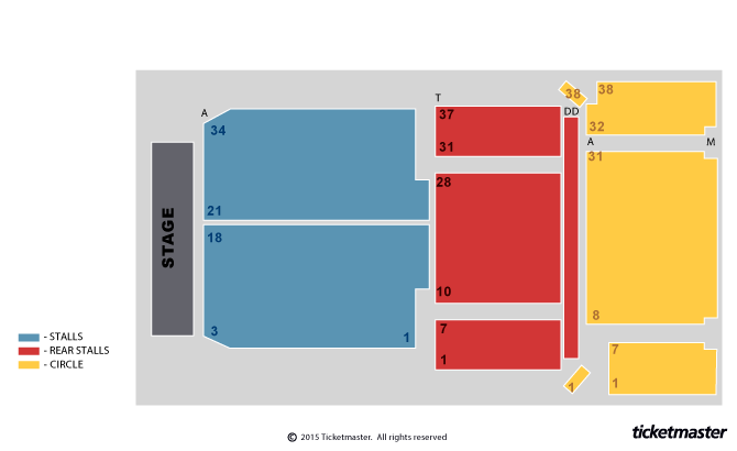 Seating Chart: colosseum
