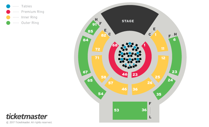 Seating Chart: Five Guys Named Moe