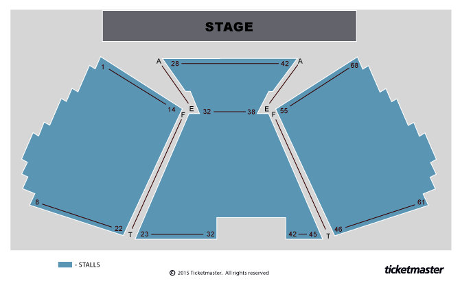 Seating Chart: Octagon Theatre, Yeovil