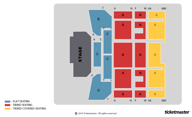 Seating Chart: Hampton Court Festival