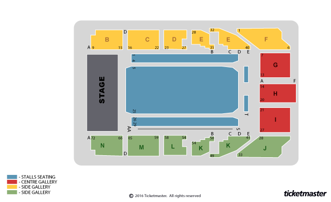 Seating Chart: Cadogan Hall