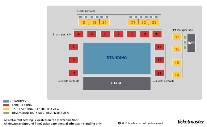 Seating Chart: General
