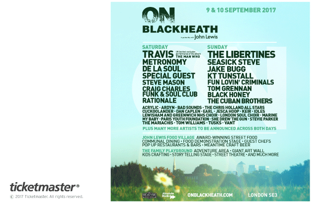 Seating Chart: ONBLACKHEATH