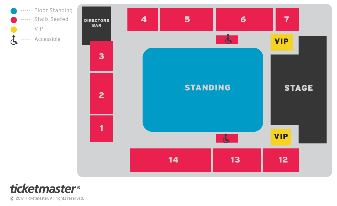 Seating Chart: Peter Andre