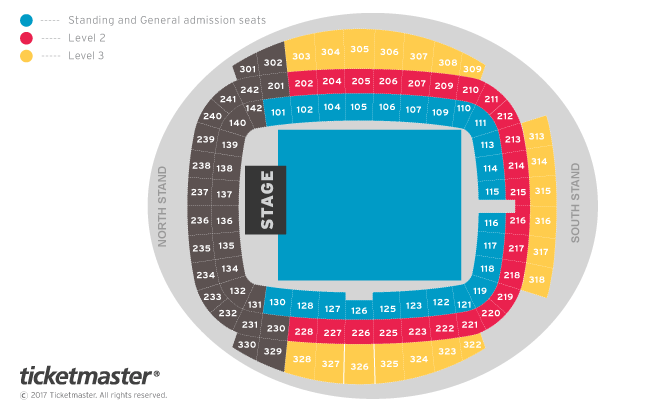 Etihad Stadium Level 2 Seating Chart