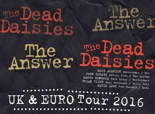The Dead Daisies Tickets The Dead Daisies Tickets