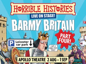 Horrible Histories - Barmy Britain Tickets Horrible Histories - Barmy Britain Tickets