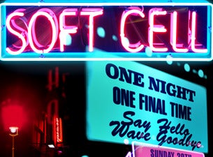 Soft Cell Tickets Soft Cell Tickets