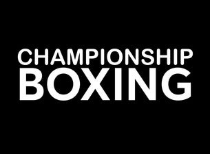 Championship Boxing Tickets 