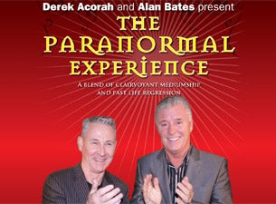 Derek Acorah & Alan Bates Present the Paranormal Experience Tickets Derek Acorah & Alan Bates Present the Paranormal Experience Tickets