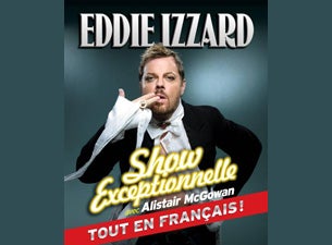 Eddie Izzard - Show Exceptionnelle Tickets Eddie Izzard - Show Exceptionnelle Tickets