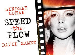 Speed the Plow Tickets Speed the Plow Tickets
