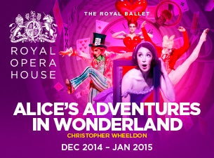 Alice's Adventures In Wonderland Tickets Alice's Adventures In Wonderland Tickets