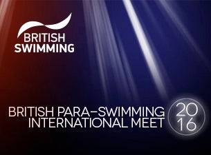 British Para-Swimming International Meet Tickets British Para-Swimming International Meet Tickets