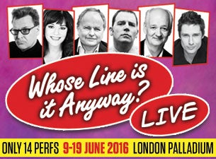 Whose Line Is It Anyway...Live Tickets Whose Line Is It Anyway...Live Tickets