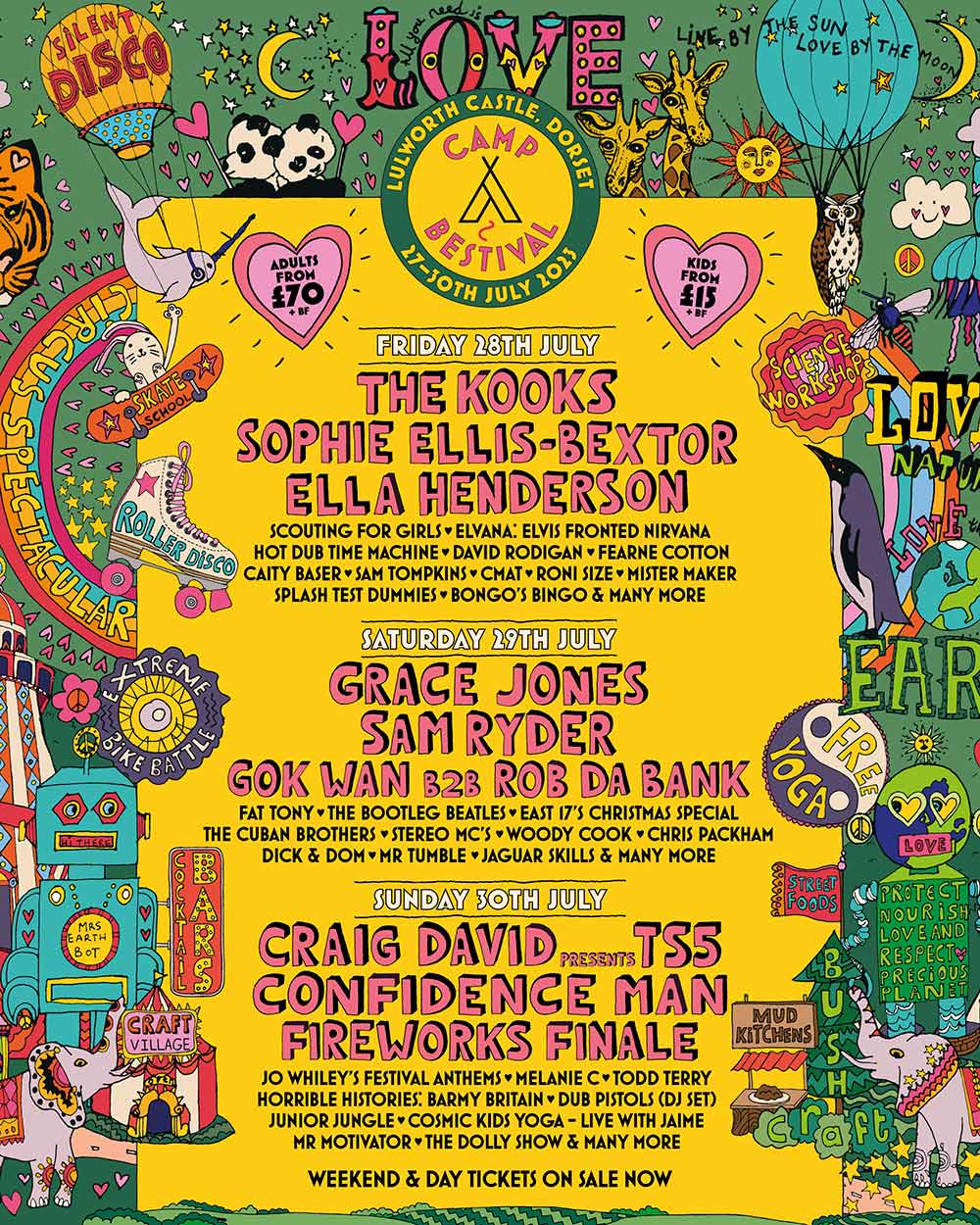 Camp Bestival Dorset 2023 Tickets | Festival Line Up & Info