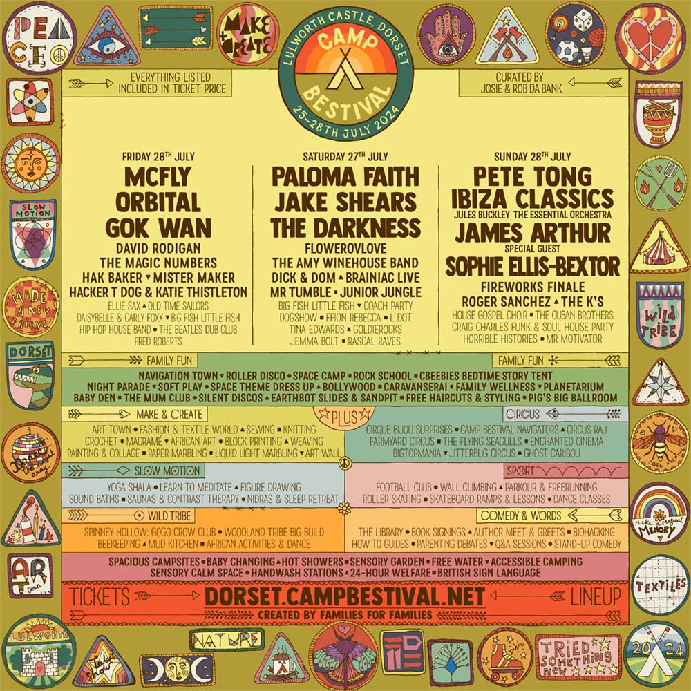 Camp Bestival Dorset 2024 Tickets Festival Line Up & Info Ticketmaster UK