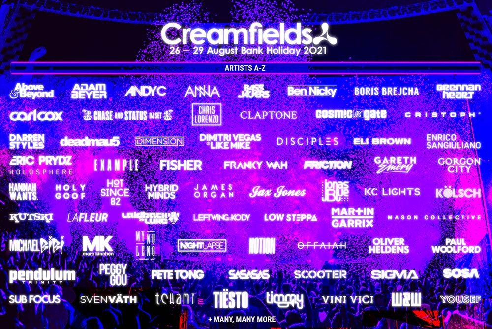 Creamfields 2024 Summer Festival Guide