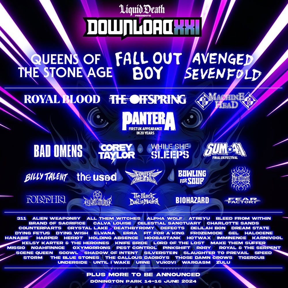 Liquid Death Presents Download festival 2024 14 16 Jun 2024