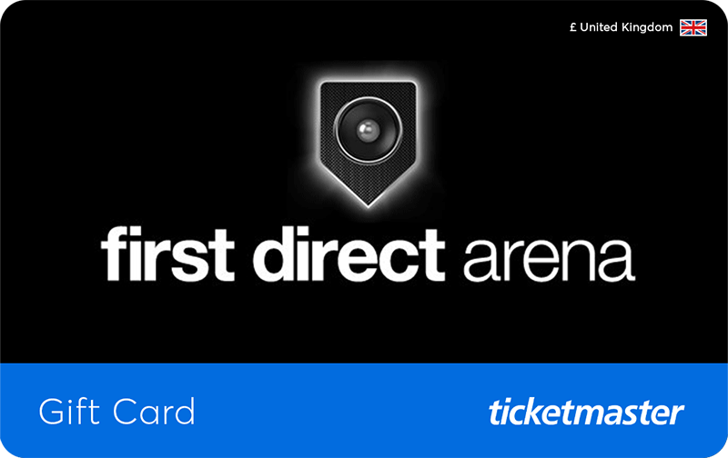 Thumbnail image First Direct Arena Logo on a black background