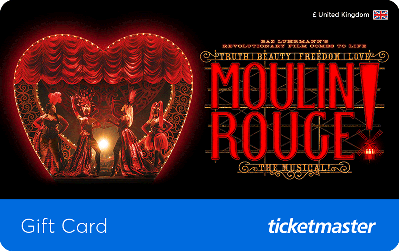 Thumbnail image of Baz Lhurmanns Revoutionally Film comes to life Moulin Rouge! The Musical Truth Beauty Freedom Love RSC Heart and dancers