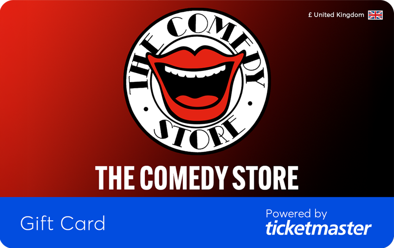 Thumbnail image The Comedy Store logo on dark background