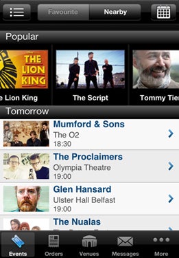 Ticketmaster.ie - Ticketmaster App for iPhone