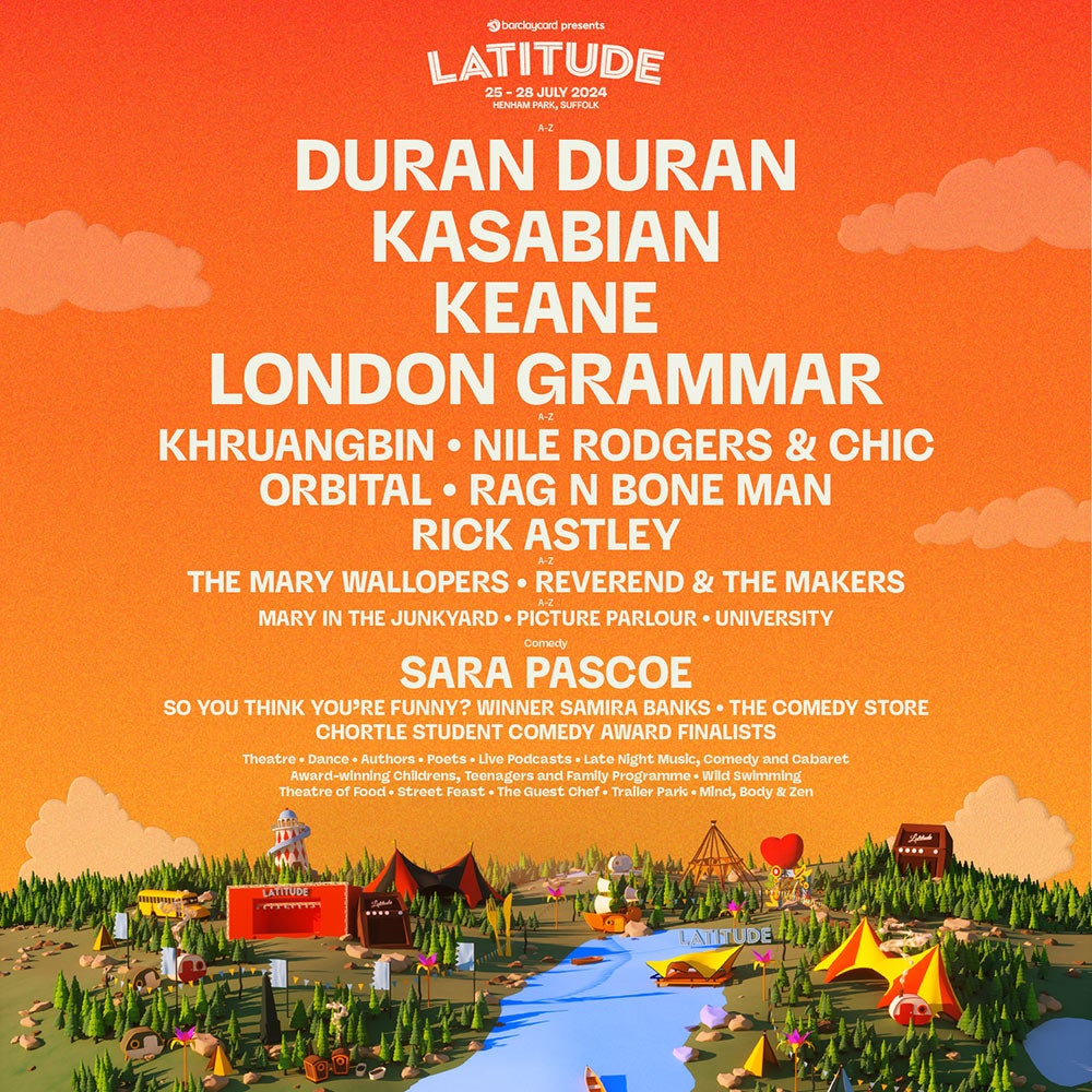 Barclaycard Presents Latitude 2024 Festival Tickets, Lineup & Info
